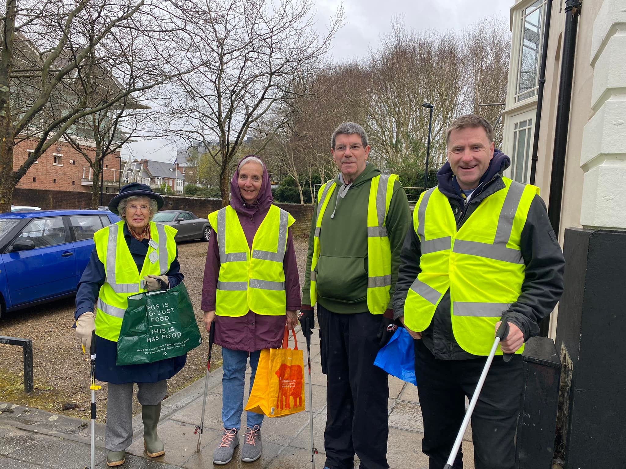 Litter pickers joined by MP in city centre | Steve Brine