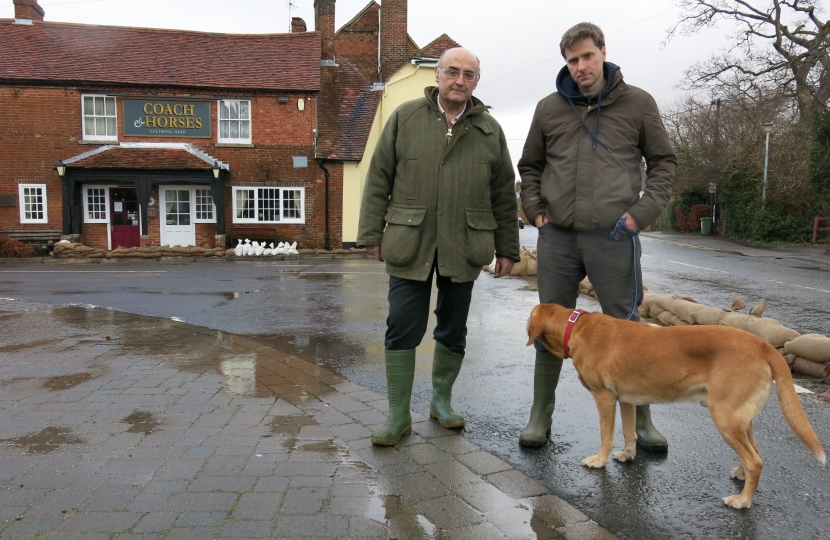 Sutton Scotney floods