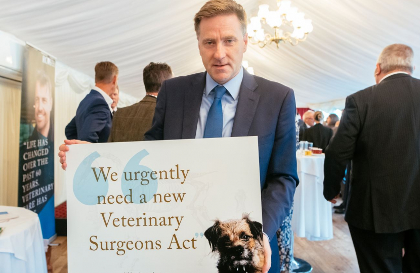 Pictured; Steve Brine MP at the event in Parliament.