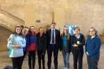 Alresford girl guides in parliament