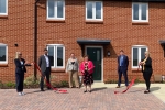 Steve Brine pictured with the Mayor cutting the ribbon